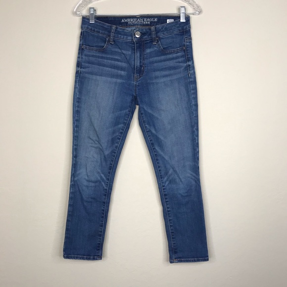 AEO Super Stretch High Rise crop Jeggings - Picture 1 of 9